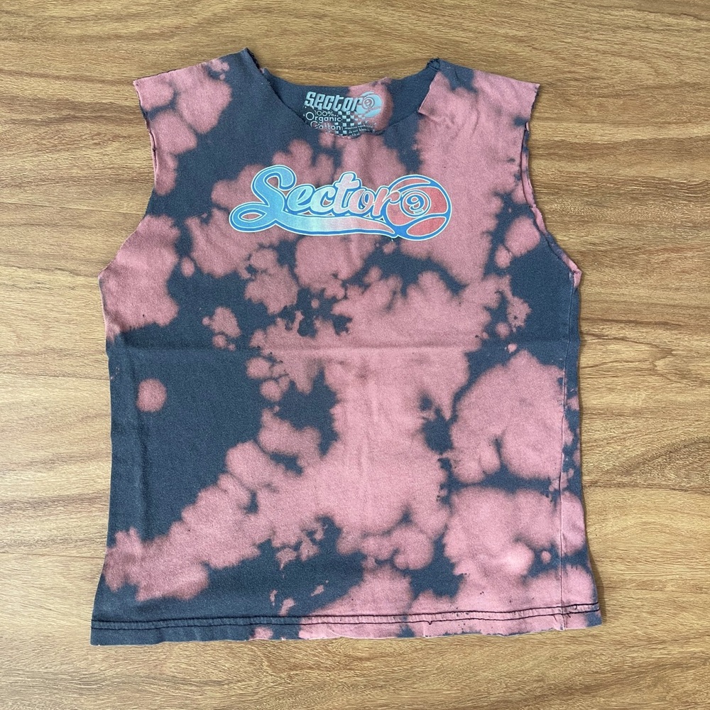 Retro Sector 9 Distressed Acid Wash Shirt